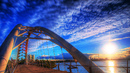 10 места с вълшебен изгрев - Мостът Хъмбър, Торонто, Канада
