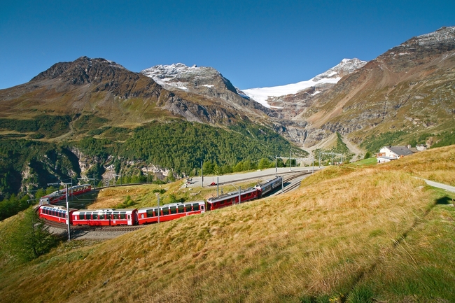 Бернина Експрес – приключение с алпийски влак
