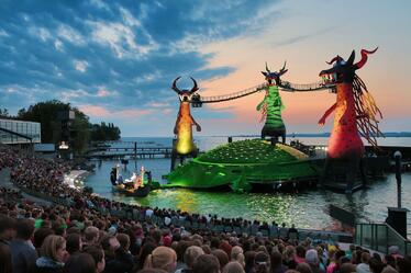 Фестивал в Брегенц - опера в Боденското езеро