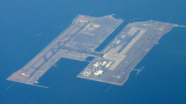 10 от най-оригиналните летища в света - Интернационалното летище Кансай, Осака, Япония