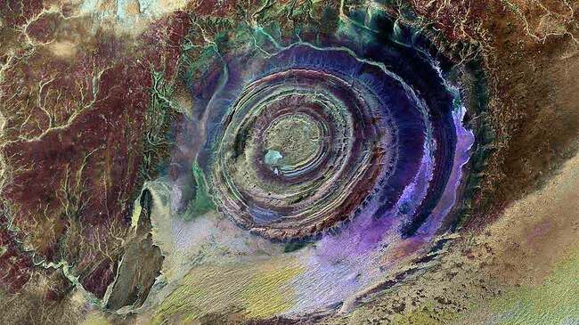 Извънземните пейзажи на собствената ни планета - Структурата Ричат, Мавритания