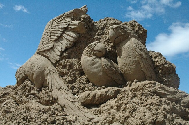 Магията на пясъчните скулптури (фотогалерия)