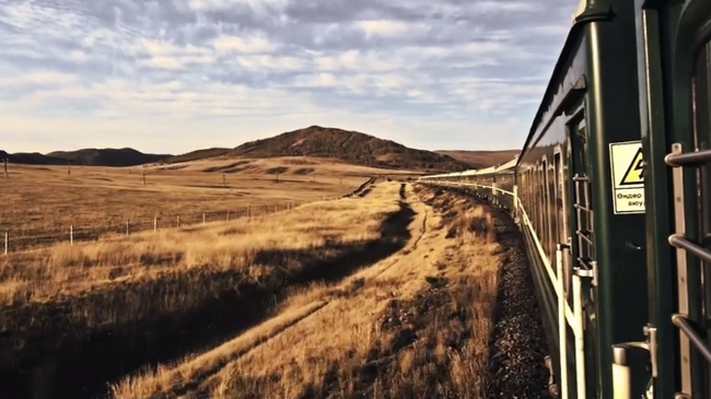 Транссибирската железница в 3 минути (видео)