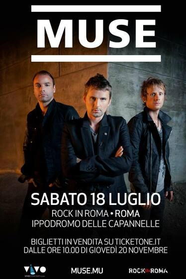 Концерт на Muse в Рим