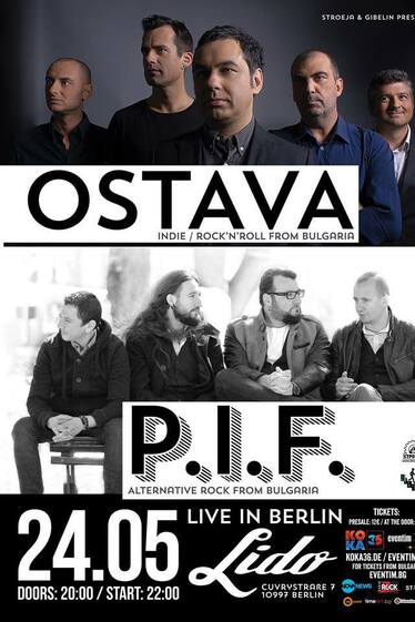 Остава и PIF със съвместен концерт в Берлин на 24 май