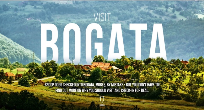 Румънско село се прочу заради грешка на Snoop Dogg