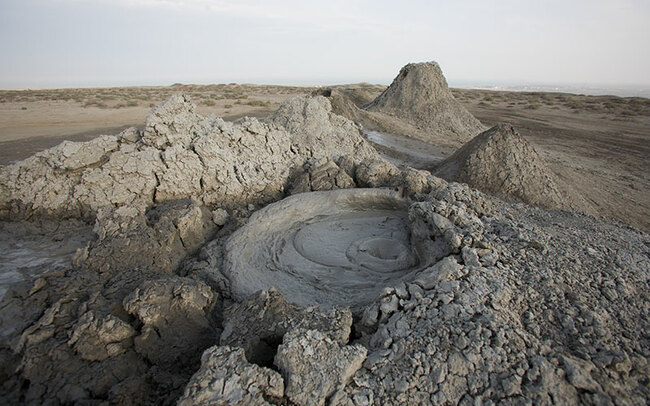 Чудесата на Земята: Калните вулкани в Азербайджан