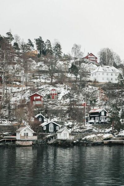 Зимна феерия в Норвегия (галерия)