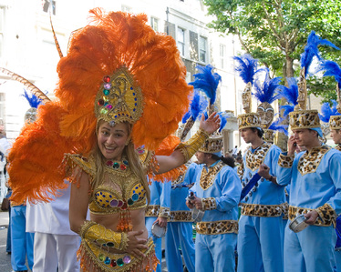 Санчо Панса по време на карнавала в Нотинг Хил