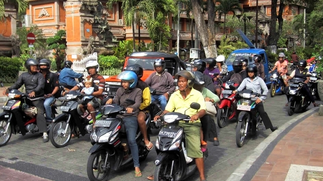 Скутерът в Бали - начин на употреба
