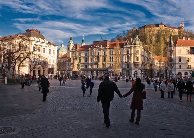 Любляна - забележителности за един уикенд - Зима в Любляна