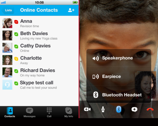 5 безплатни (без)ценни iPhone приложения за пътуване - Skype