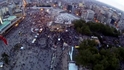 Площад Таксим отвисоко (видео)