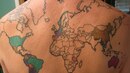Татуировки и пътешествия - Бонус: Карта от типа "тук съм бил"