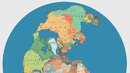12 карти на света, какъвто не сте го виждали - Карта на Пангея с днешните държавни граници