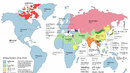 12 карти на света, какъвто не сте го виждали - Карта на писмеността по света