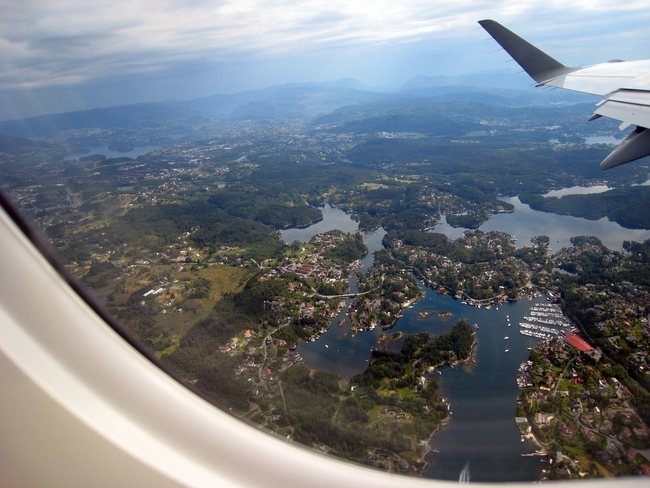 (Поне) 27 причини да сядате до прозореца в самолета - За да се уверите колко красива е Норвегия...