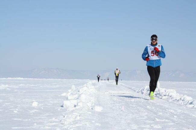 Екстремно: Леден маратон по езерото Байкал