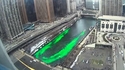 Позеленяването на река Чикаго (видео)