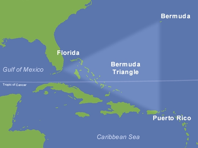 8 от най-загадъчните места в света - Бермудският триъгълник