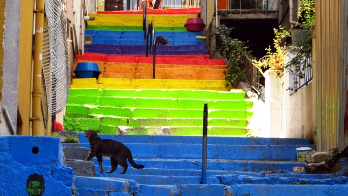 Цветните стълби в Истанбул - една трогателна история