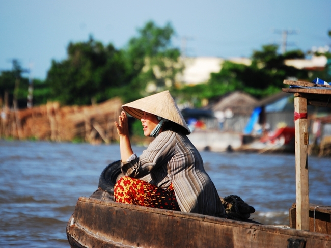 Най-красивите плаващи пазари в света (снимки) - Пазарите в делтата на Меконг, Виетнам