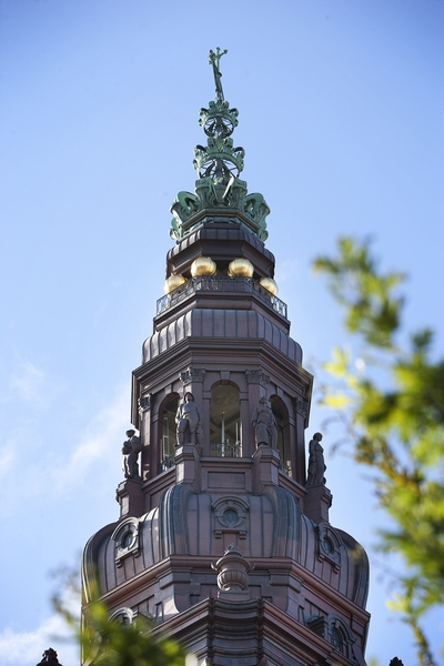 Кулата на Кристиансборг - най-добрата гледка към Копенхаген