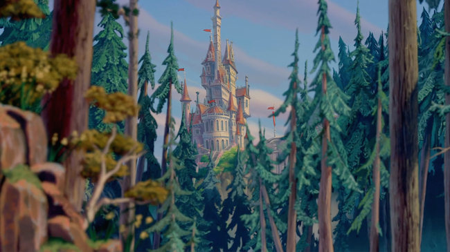 Истинските места от анимациите на Дисни - Анимация: Замъкът на Звяра, „Красавицата и Звяра“