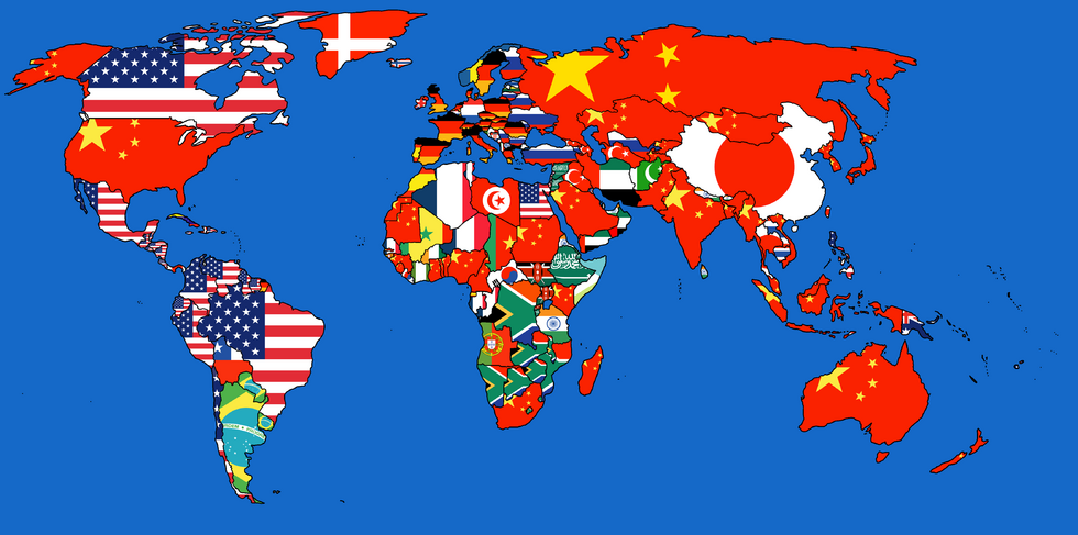 6 забавни, но безполезни карти на света - Коя от коя държава внася най-много