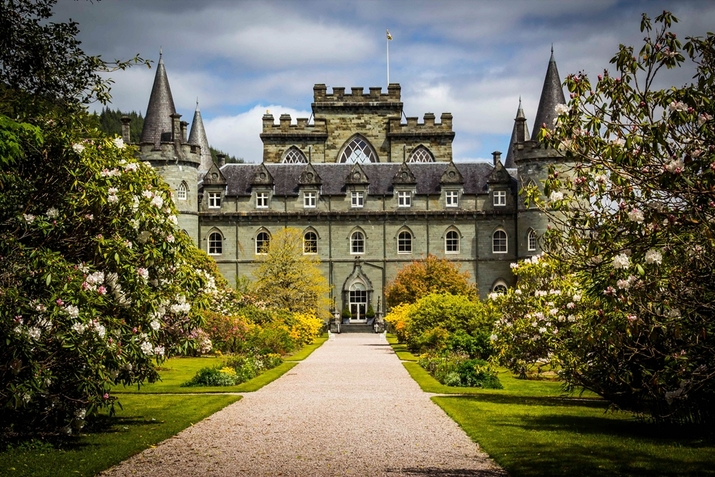 Инверари - призрачният замък на Шотландия