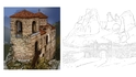 Българските крепости в книжка за оцветяване