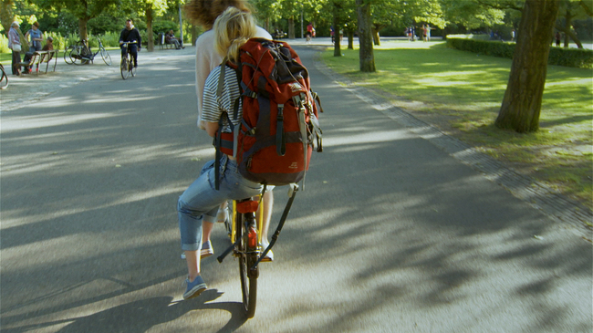 Да се возиш безплатно в Амстердам (на стоп с колело)