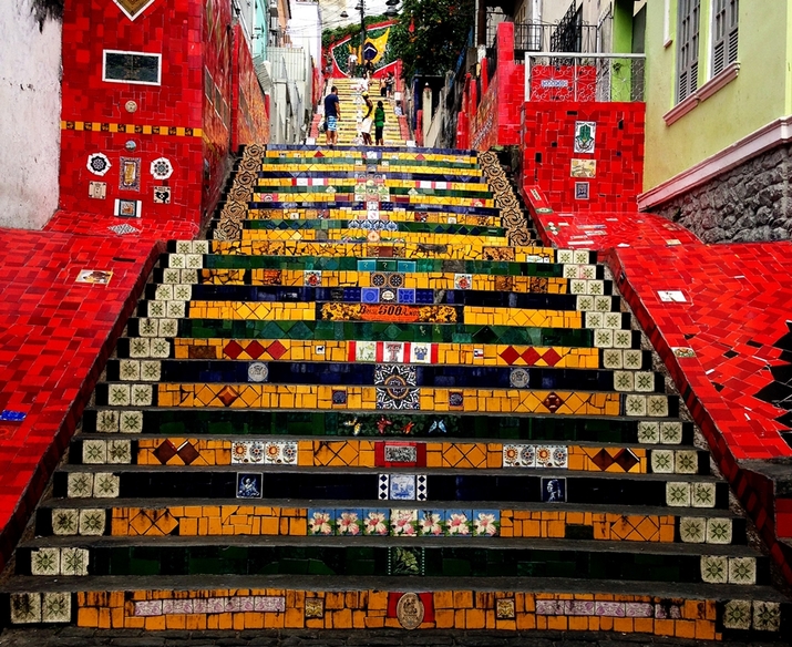 Стълбите Селарон в Рио де Жанейро (и българската следа)