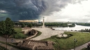 Тихият, бял Дунав в 40 удивителни снимки - Буря над Белград