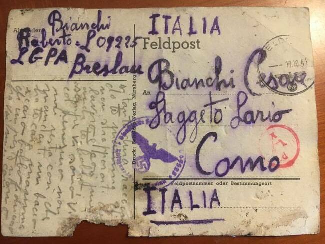 Картичка от нацистки концлагер най-сетне стигна до получателя си