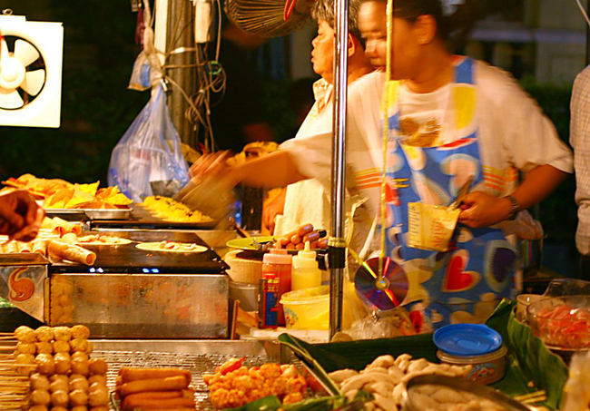 Уличната храна в Тайланд