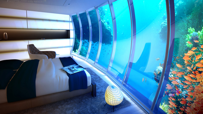 Хотел от бъдещето: Под водата