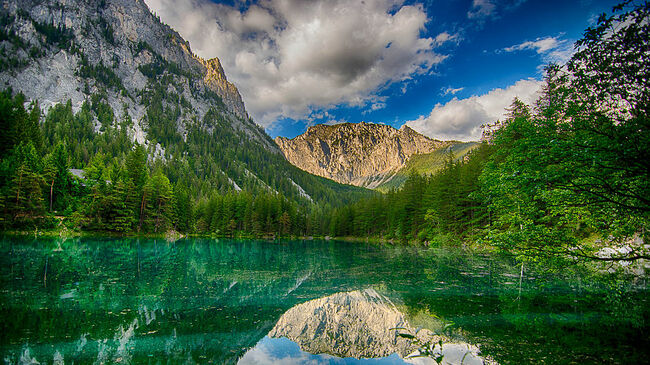 Един австрийски парк, който се превръща в езеро