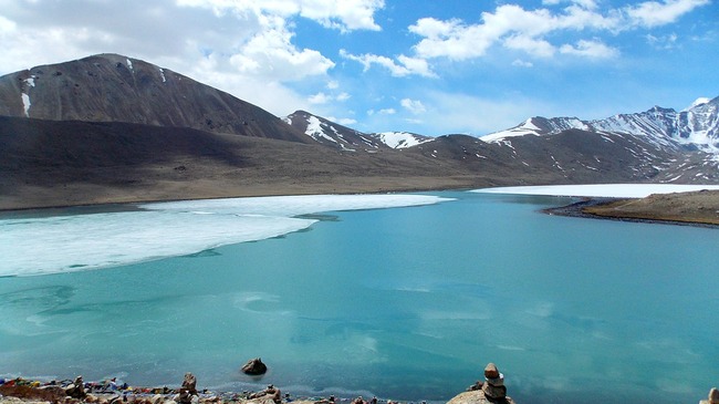 Свещеното бяло езеро в Индия