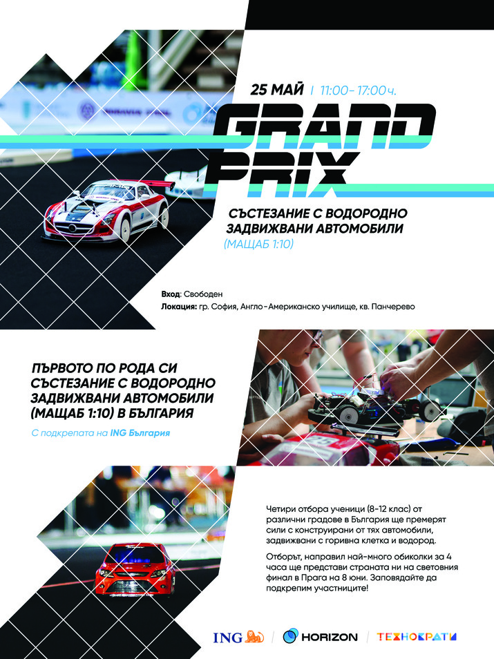 Състезание с водородно задвижвани автомобили Horizon Grand Prix Sofia 2019