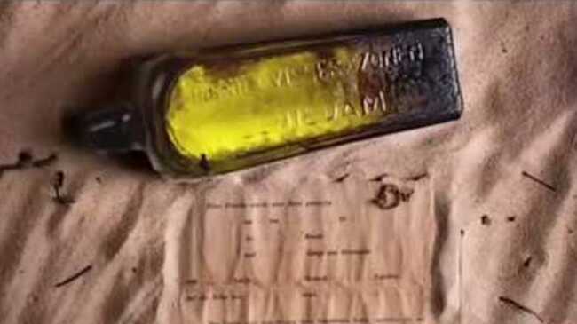 Вижте историята на най-старото намерено писмо в бутилка