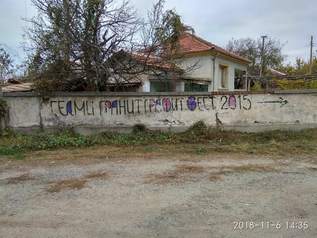 Уличното изкуство на село Гранит (Галерия)