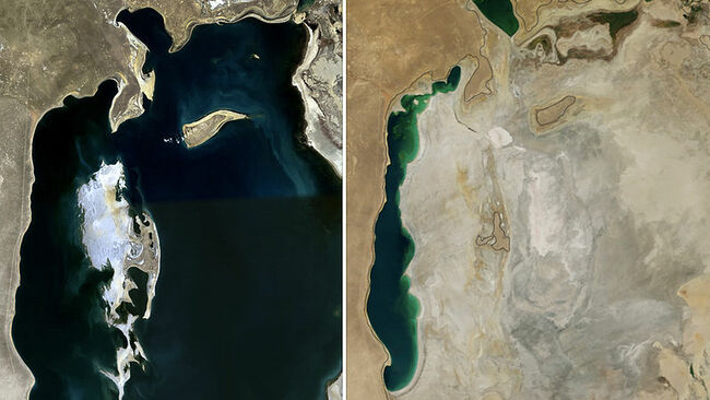 Защо изчезна Аралско море?