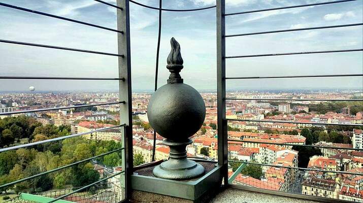 Кулата Антонелиана – Торино от птичи поглед