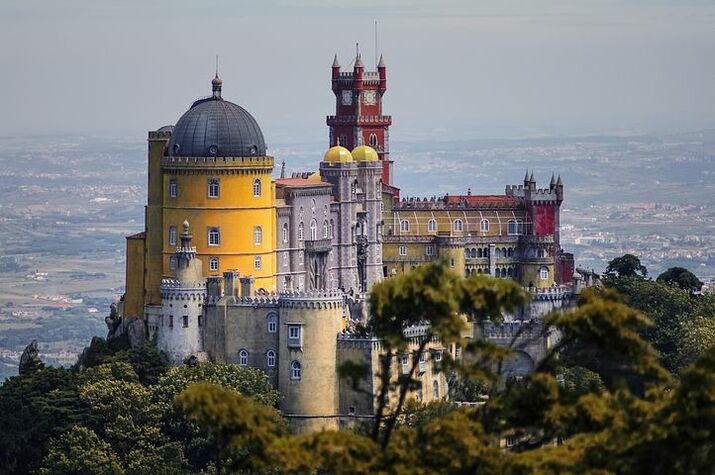 Цветна красота – дворецът Пена в Синтра, Португалия