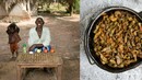 Гозбите на баба по света - Реджина Лифумбо, 53 г., Мчинджи, Малави - финкубала (гъсеници в доматен сос)
