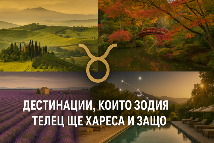 Дестинации, които зодия Телец ще хареса и защо