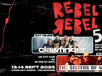 CLAWFINGER И THE SISTERS OF MERCY ИДВАТ ЗА REBEL REBEL 5