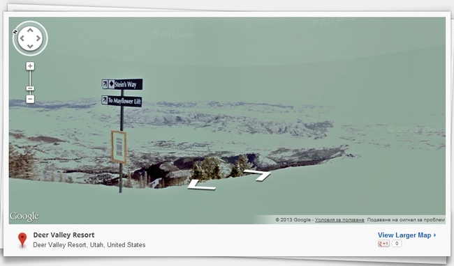 Google Maps вече и за ски пистите