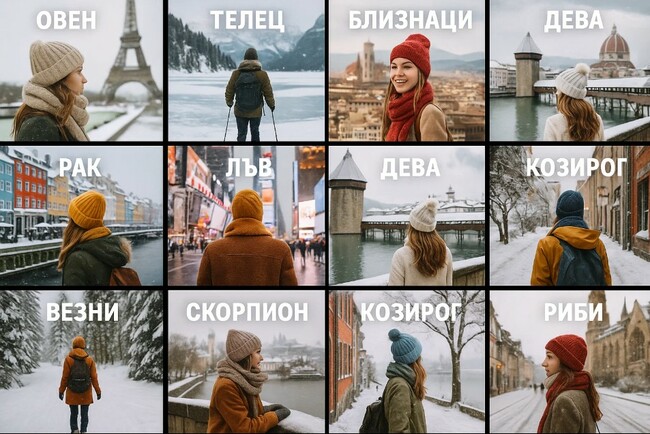 Къде ще пътува тази зима всяка зодия?
